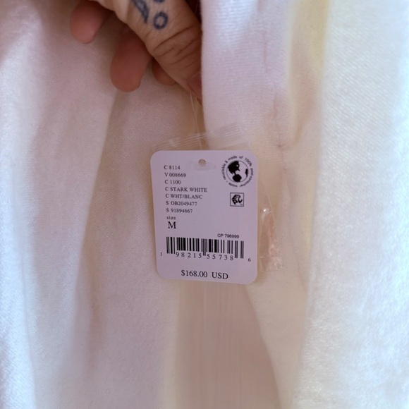 NWT Free People Cream Crew Neck Sweater - Picture 8 of 9